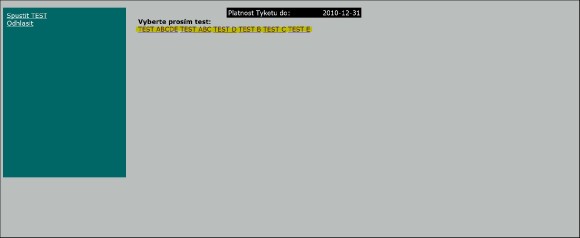 ukázka testového programu